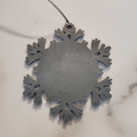 Metal Snowflake Christmas Ornament Custom Made - Picture 4 of 11